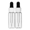 Kreatima flaska med pipett av glas, 2-pack. Flaskan rymmer 20 ml