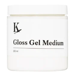 Kreatima Gloss Gel Medium, blankt gelbaserat medium för akrylfärg, 250 ml
