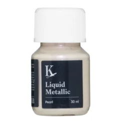 Kreatima Liquid Metallic 30 ml, vattenbaserad metallicfärg – Pearl