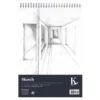 Kreatima Sketch spiralbundet skissblock A4 – 210×297 mm, 50 ark, 120g/m²