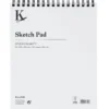 Kreatima Studio Sketch spiralbundet skissblock F3 (220x270 mm), 100 ark, 80 g/m²