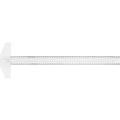 Kreatima T-linjal, plast, längd 60 cm
