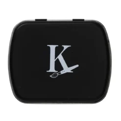 Kreatima tomt etui av metall för akvarellfärg, 5×6×1,6 cm
