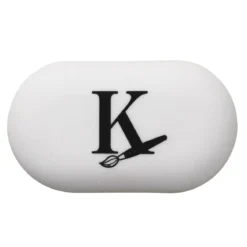 Kreatima vitt rundat suddgummi 63×37×17 mm, PVC-fritt