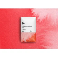 Kreatima Watercolour akvarellfärg 1/1 – Cadmium Red Hue 030 PR112
