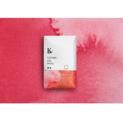Kreatima Watercolour akvarellfärg 1/1 – Crimson 032 PR170