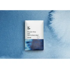 Kreatima Watercolour akvarellfärg 1/1 – Prussian Blue 046 PB15:3, PB60, PBk7