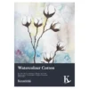 Kreatima Watercolour akvarellblock 100% bomull A6 (105×148 mm), 20 ark, 300 g/m²
