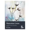 Kreatima Watercolour akvarellblock 100% bomull A5 (148×210 mm), 20 ark, 300 g/m²