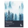 Kreatima Watercolour akvarellblock A4 (210×297 mm), 20 ark, 260 g/m²