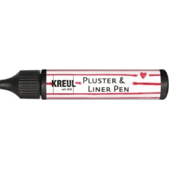 KREUL 3D Pen svart 29 ml – skriv & rita med fixerbar gummimassa