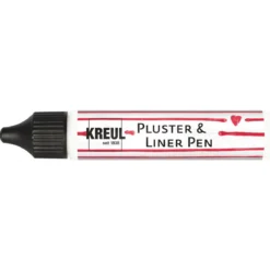 KREUL 3D Pen vit 29 ml – skriv & rita med fixerbar gummimassa