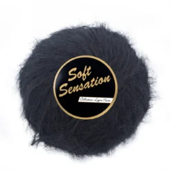 Lammy Garn Soft Sensation 25g svart 1