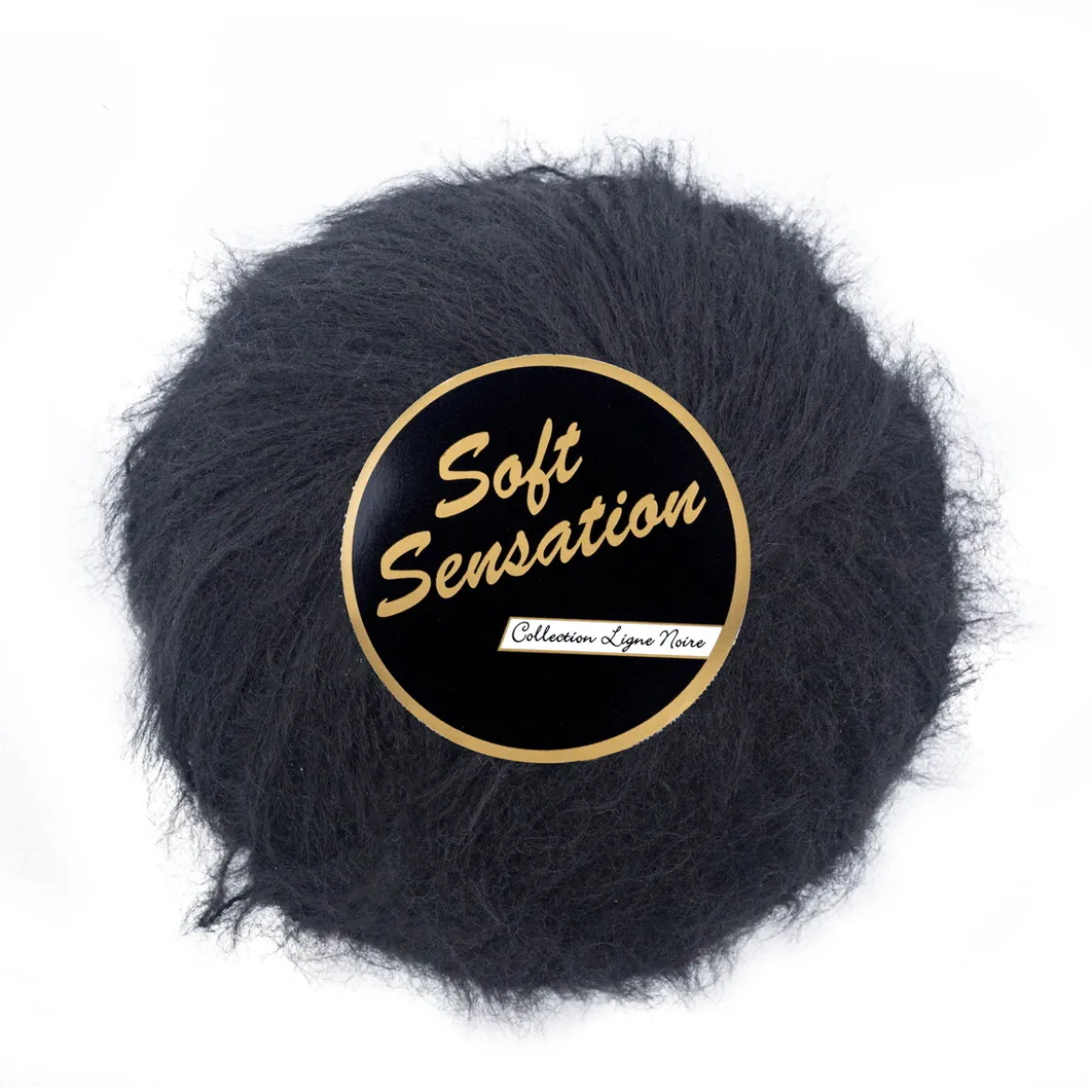 Lammy Garn Soft Sensation 25g svart 1