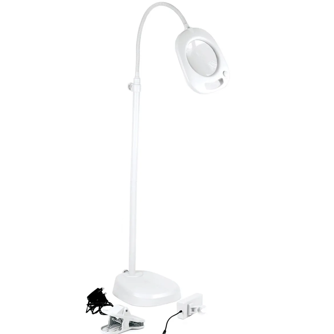 Lampa med förstoring 3in1