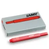 LamyT10 refill patron 5p Röd