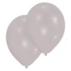Latexballonger 10-pack Ø30 cm – silver