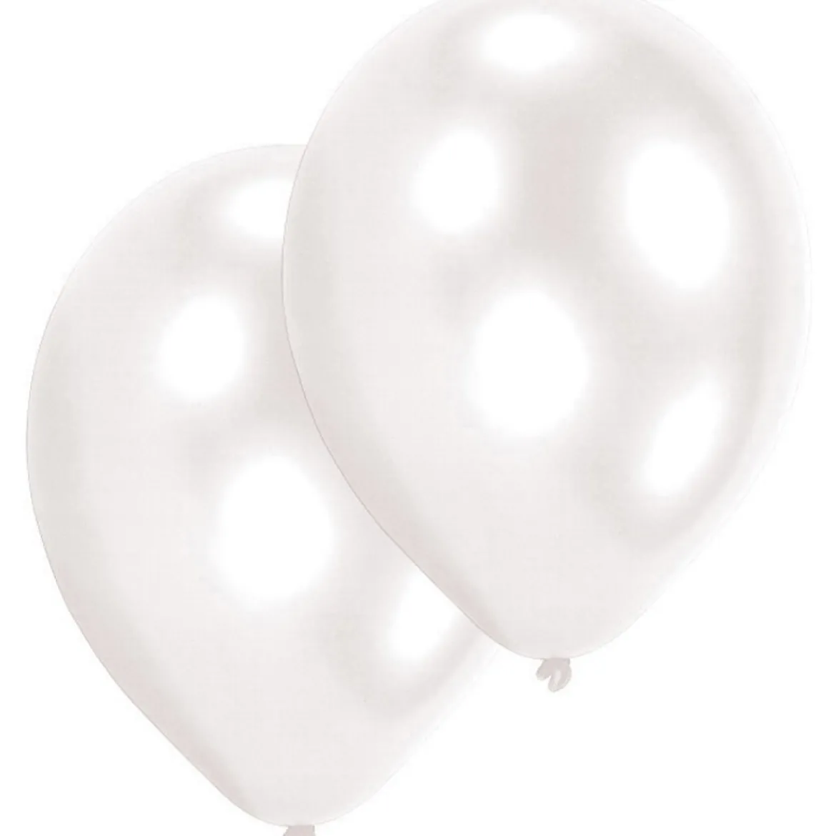 Latexballonger 10-pack Ø30 cm – vit