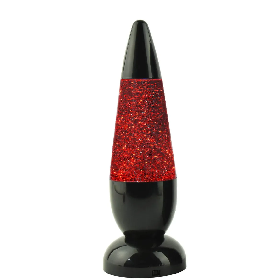 Lavalampa glitter, 25 cm hög – färgskiftande glitter!