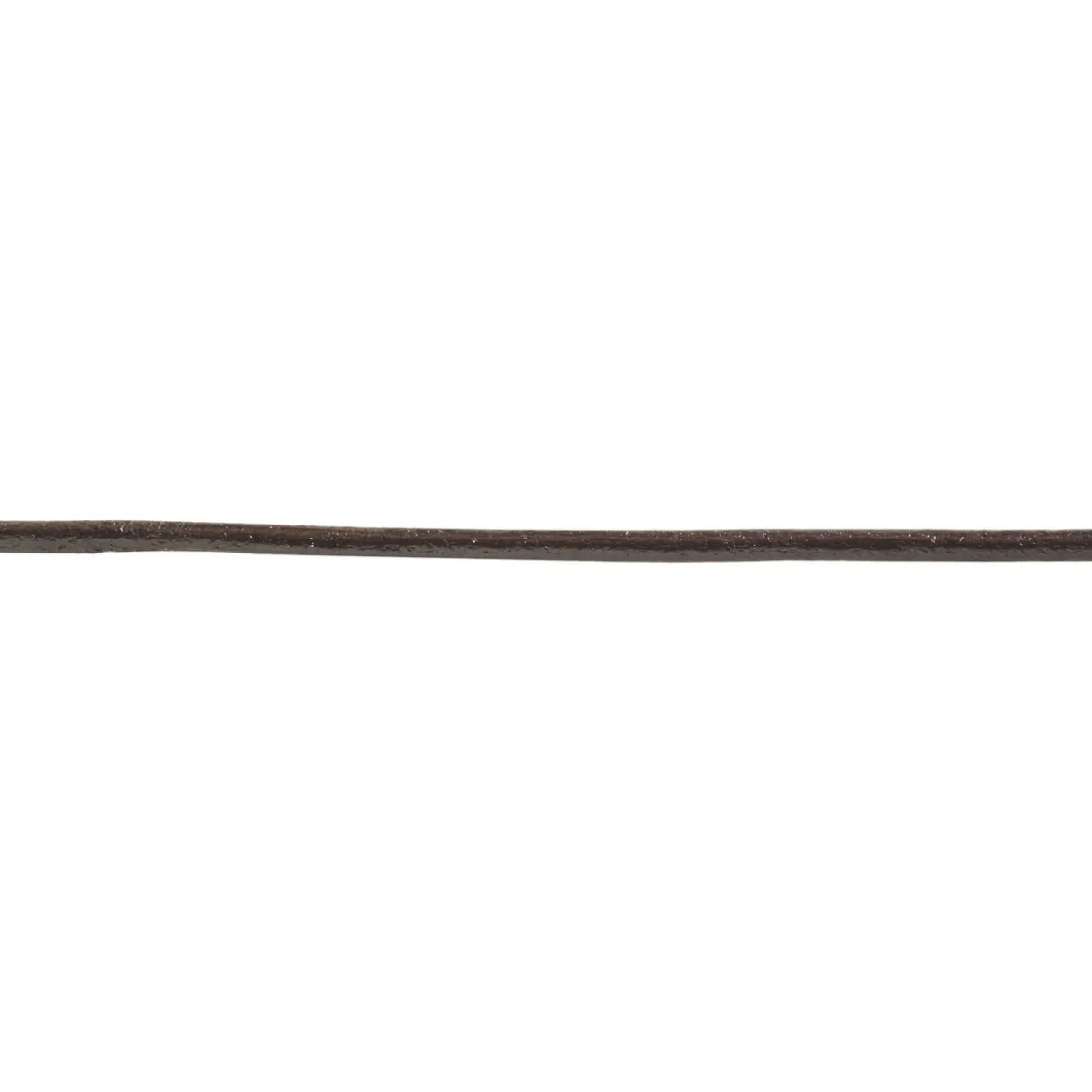 Läderband brun 2 mm 2,5 m