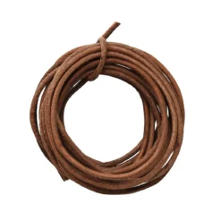 Läderband natur 2 mm 2,5 m