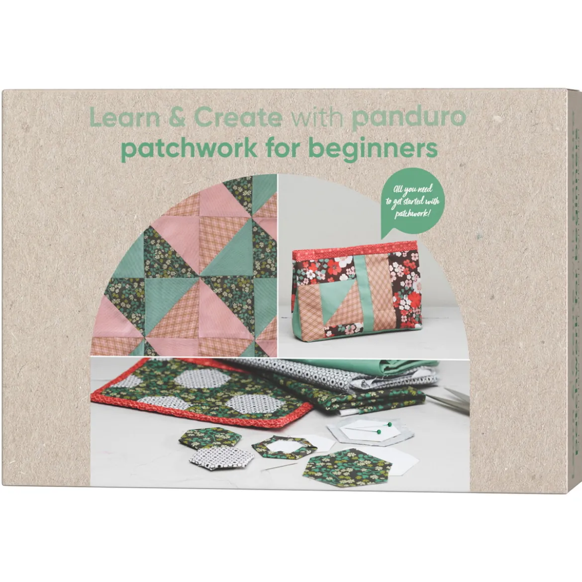 Learn & Create Patchwork for beginners – lär dig patchwork och quiltning