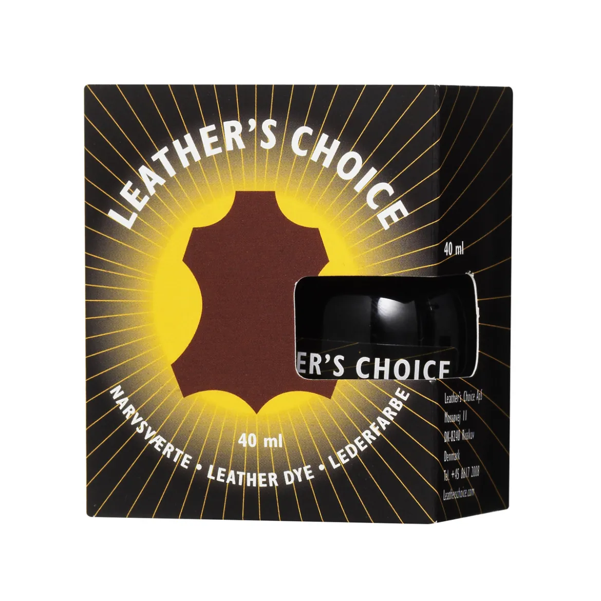 Leather's Choice narvsvärta 40 ml rödbrun
