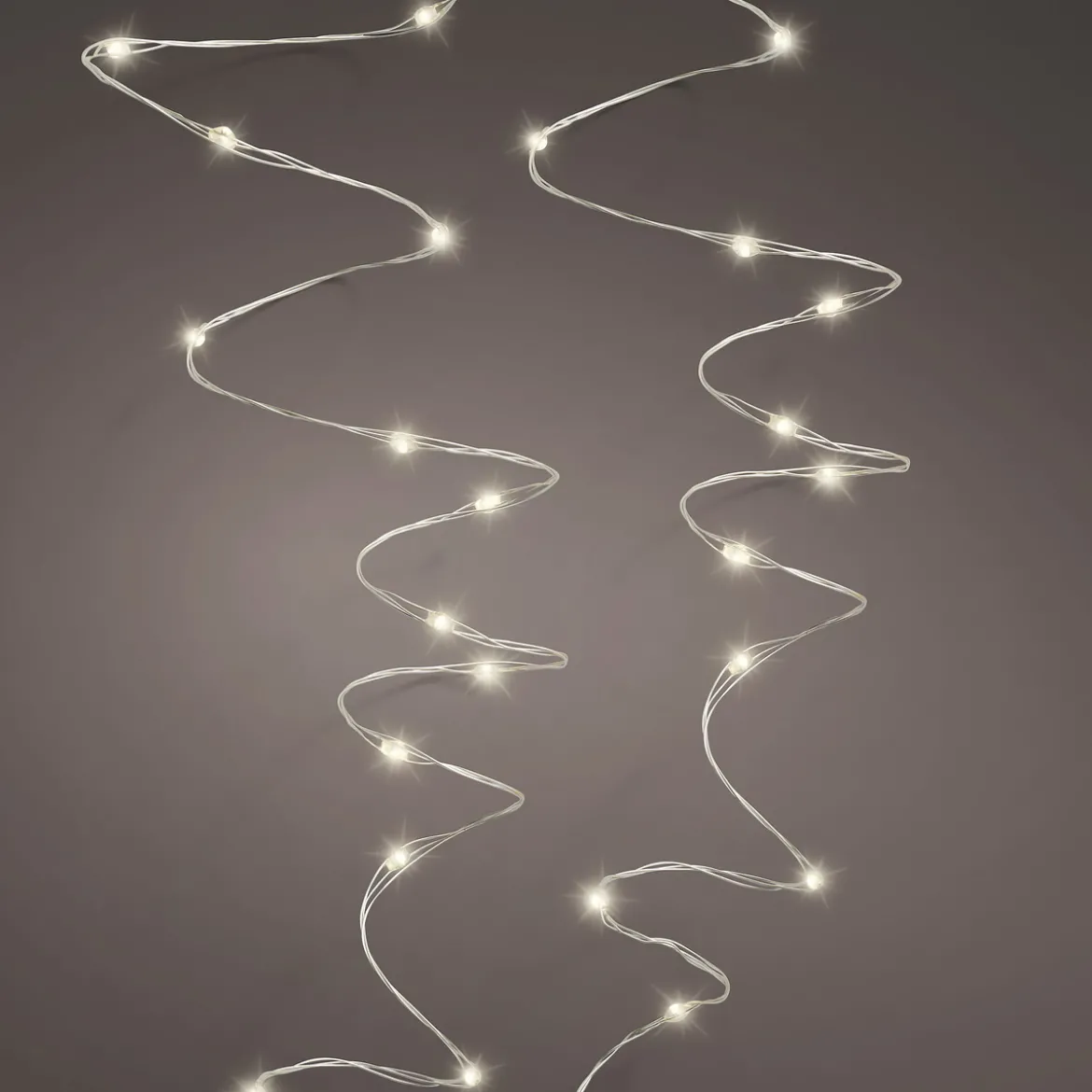 LED-ljusslinga för utomhusbruk, 250 cm lång med 50 LED-lampor, 8 funktioner + timer