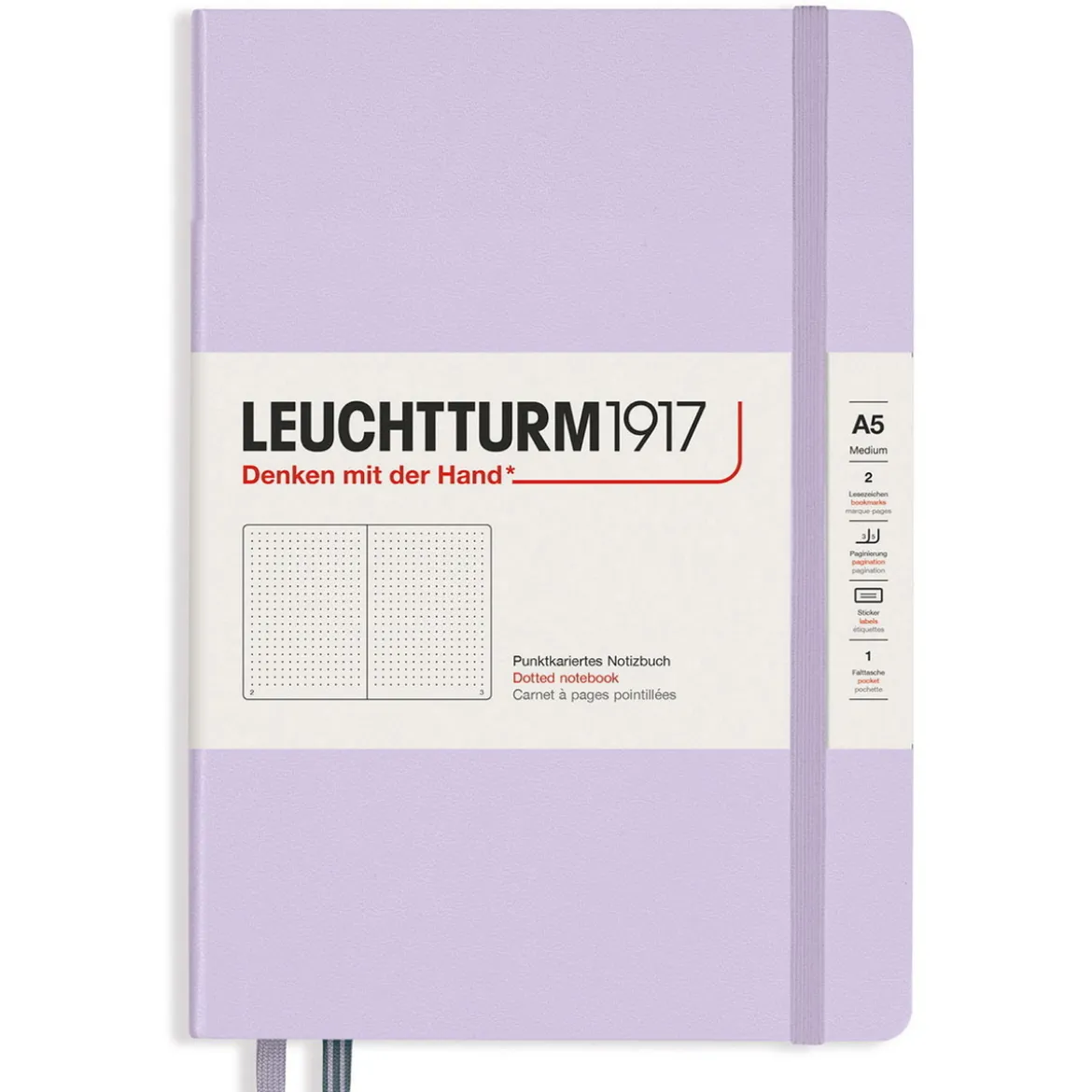 Leuchtturm1917 Notebook A5 Dotted Black – Hardcover
