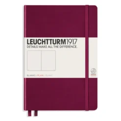 Leuchtturm1917 Notebook A5 Plain Port Red – Hardcover