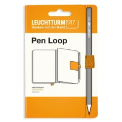 Leuchtturm1917 Pen Loop – gul självhäftande pennhållare till anteckningsböcker