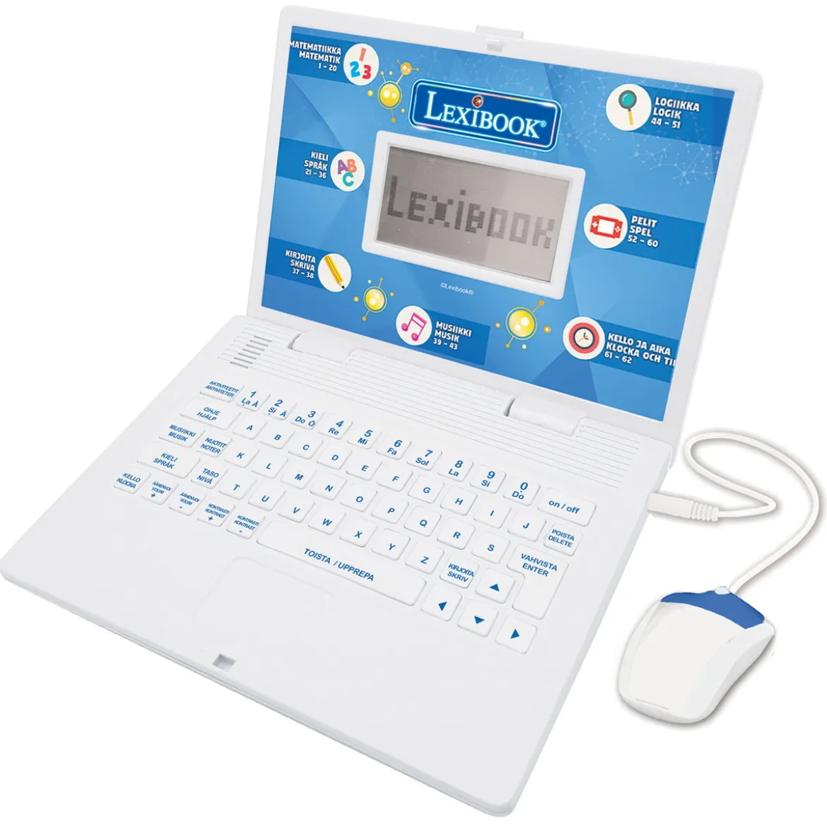 Lexibook laptop SE / FI - rolig och lärorik, nästan som en riktig dator