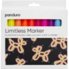 Limitless Markers Fluorescent Flavours Set 10 – akrylmarkers i starka färger som syns i UV-ljus!