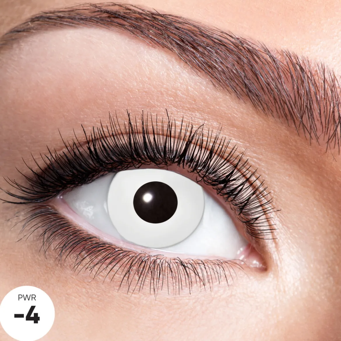Lins White Zombie – effektlins med styrka -4 – pris per lins