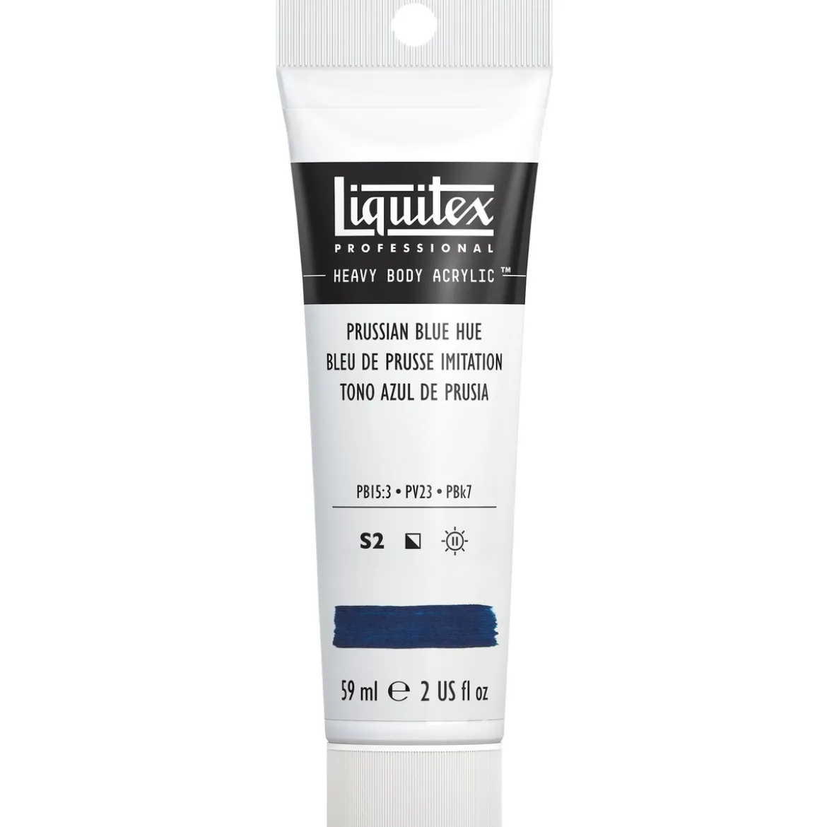 Liquitex Heavy Body akrylfärg 59 ml – 320 Prussian blue hue.