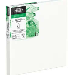 Liquitex Recycled Canvas – 100% återvunnen målarduk 20×20 cm, 565 g/m²