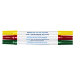 Livsmedelspenna Xmas Twin tip 3-pack, juliga färger till dina bakverk