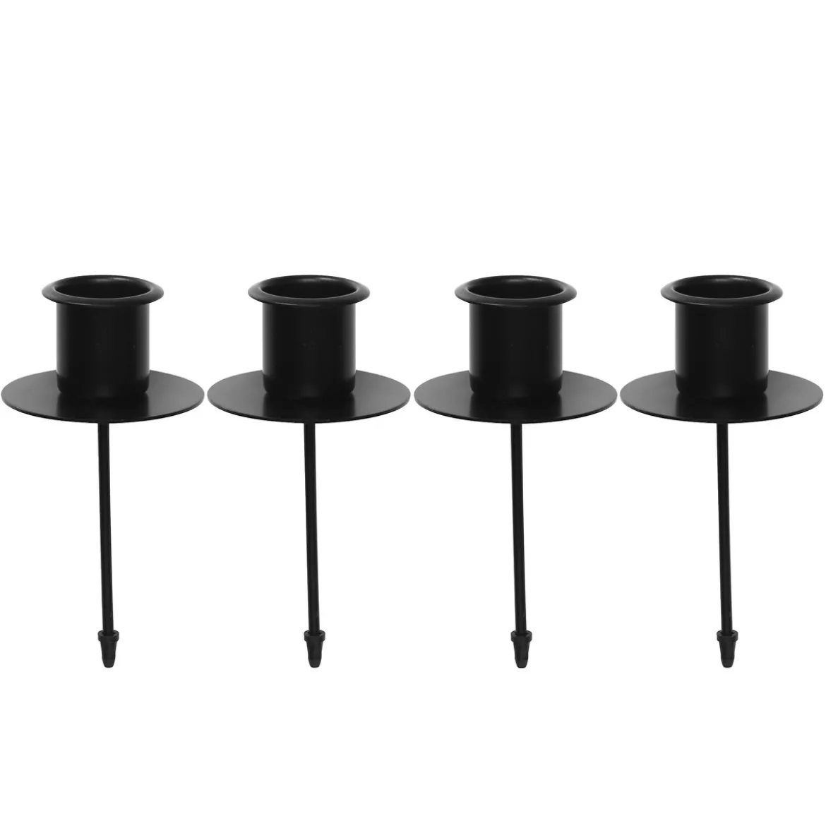 Ljushållare på 4 cm stift, för stearinljus Ø22 mm. Förpackning med 4 st.