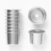 Ljushylsor, tennfärgade. Ø23 mm, H.20 mm (antikljus), tillverkade av aluminium