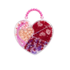 Love Beads pärlor i hjärtask