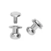 Låsknoppar Ø7 mm silver 4p