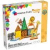 Magna-tiles safari 25 st – innovativa, färgglada och transparenta byggklossar med inbyggda magneter