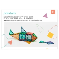 Magnetic Tiles Start-kit, 35 magnetiska brickor i olika former