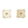 Magnetlås av metall 2-pack, guldfärgade, 1,8×1,8 cm