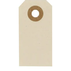 Manila tags 3x6 cm 20 st creme
