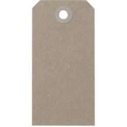 Manila tags 5x10cm 20 st natur
