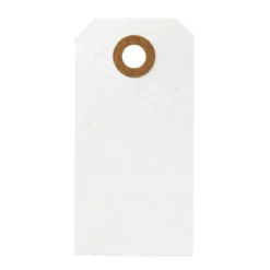 Manila tags 4x8 cm 20 st vit