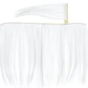 Man svans kit käpphäst vit – 44×25 cm lång man & lugg-remsa + svans