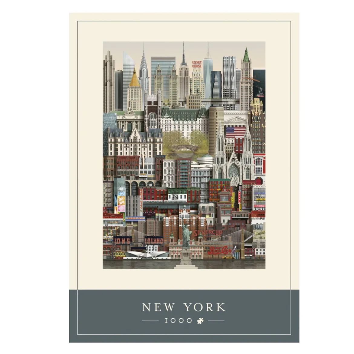 Martin Schwartz pussel New York stadsmotiv. 1000 bitar, 50×70 cm