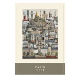 Martin Schwartz pussel Paris stadsmotiv. 1000 bitar, 50×70 cm
